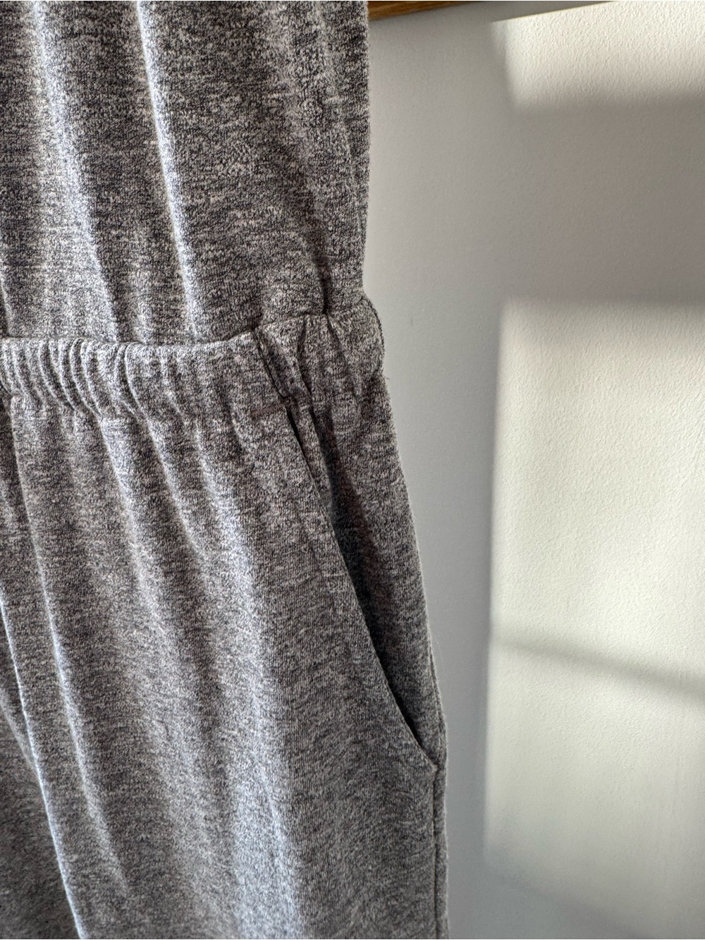 Women’s Spiritual Gangster Gray Sleeveless Jumpsuit XS w pockets - Picture 4 of 5